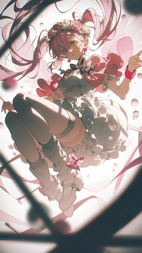 Watercolor style character