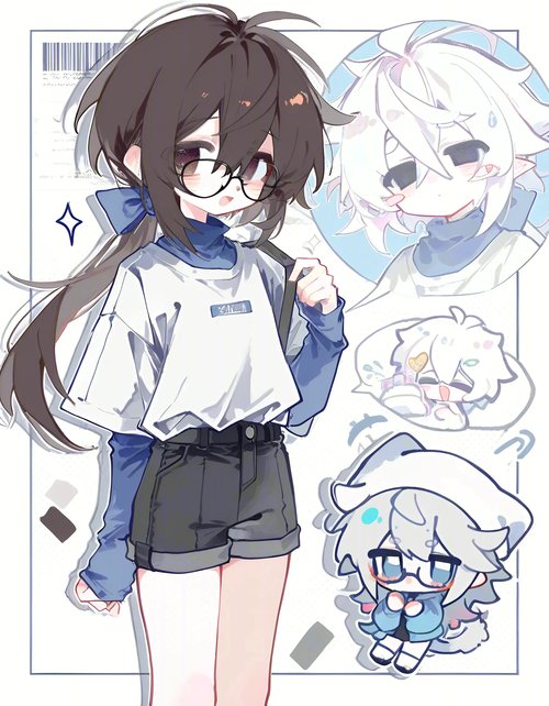 Character in traditional Japanese clothing