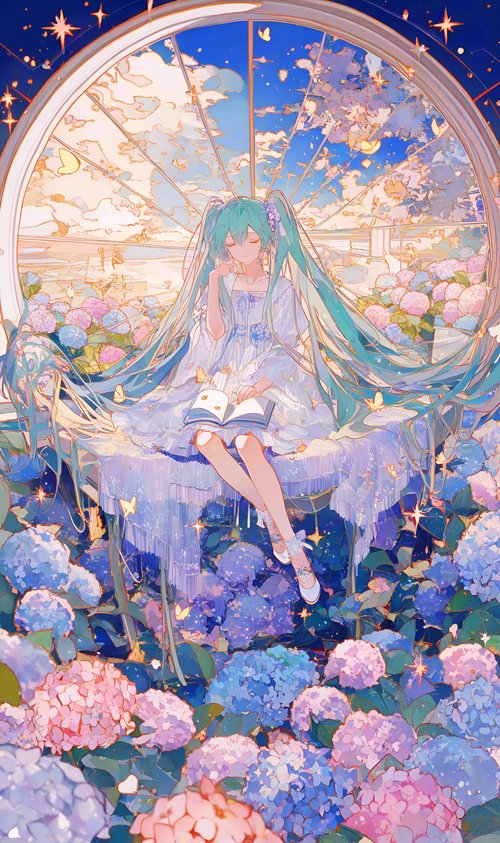 Pastel anime character