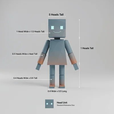 Robot character reference art