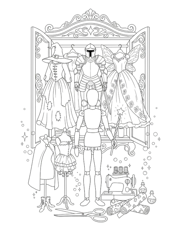 Outfit generator placeholder - start creating character outfits and variations