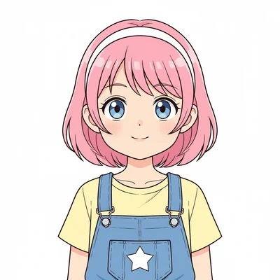 Anime Girl Character Sheet